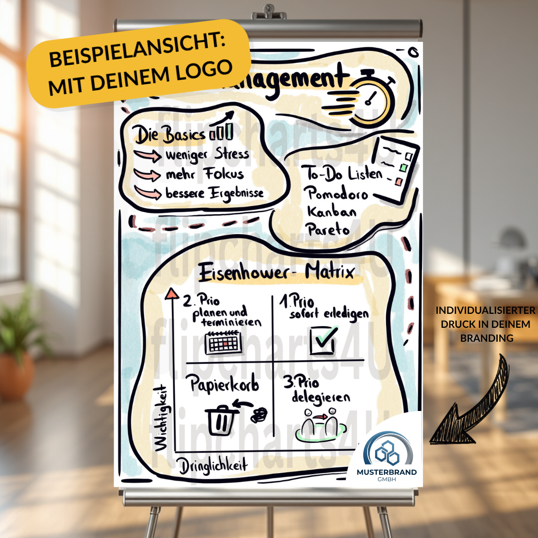 Flipchart "Zeitmanagement" inkl. Merkblatt