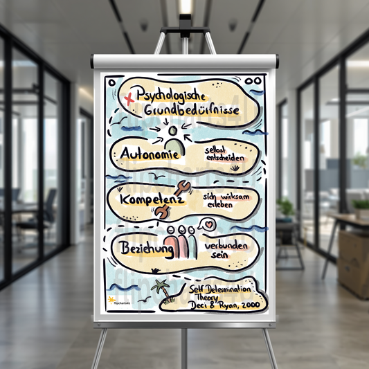 Flipchart “Selbstbestimmungstheorie / Psychologische Grundbedürfnisse" inkl. Merkblatt