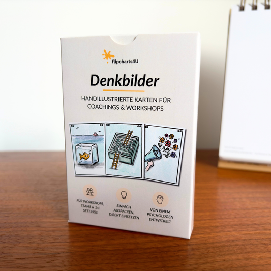 Denkbilder - Handillustrierte Bildkarten für Coachings & Workshops