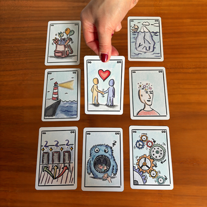 Denkbilder - Handillustrierte Bildkarten für Coachings & Workshops