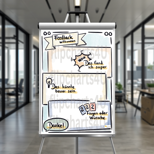 Flipchart "Feedback zum Workshop"