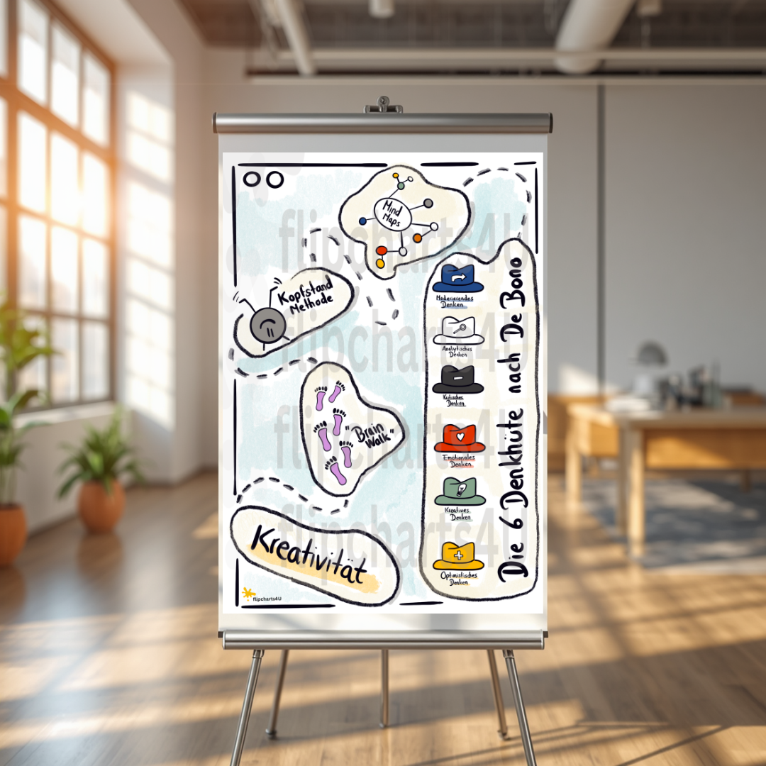 Flipchart „Kreativität“ inkl. Merkblatt