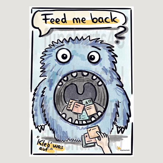 Flipchart "Feedback-Monster"