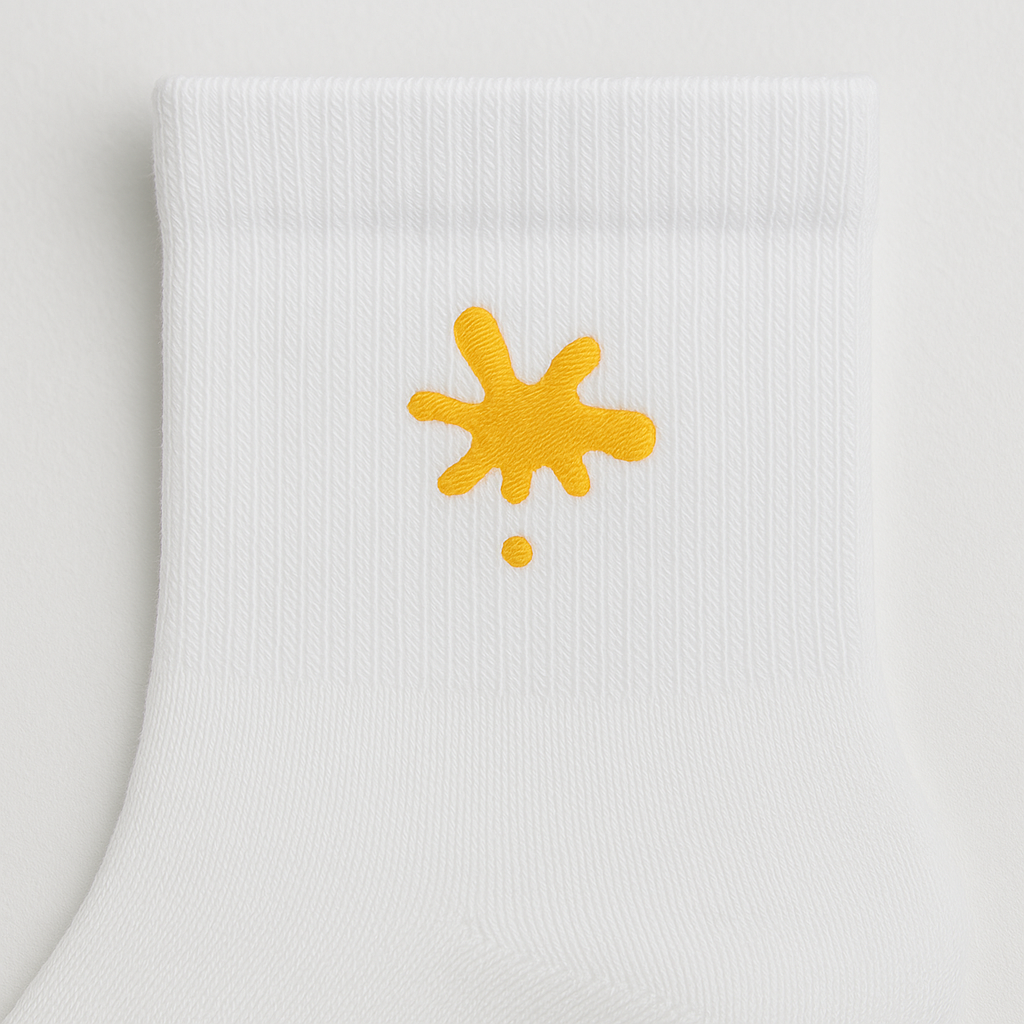 Weiße Tennissocken von flipcharts4U – Unisex, bequem & stylisch